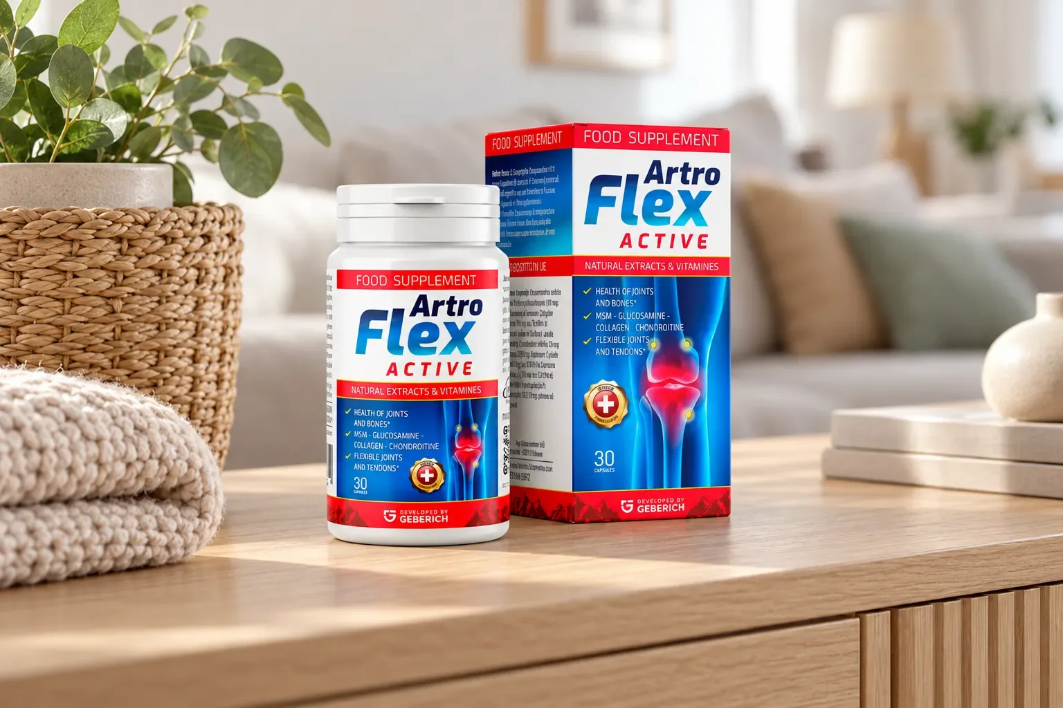 ArtroFlex Active — el envase en el día a día