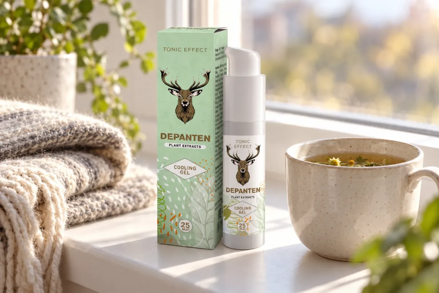 Depanten — el envase en el día a día